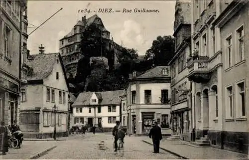 Ak Diez an der Lahn, Wilhelmstraße