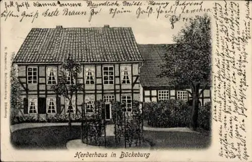 Ak Bückeburg im Kreis Schaumburg, Herderhaus