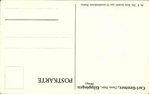 Ak General von Francois, Reklame, Gentner's Seifenpulver Schneekönig