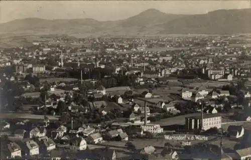 Foto Ak Varnsdorf Warnsdorf Reg. Aussig, Gesamtansicht des Ortes