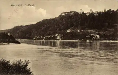 Ak Wernstein am Inn Oberösterreich, Teilansicht