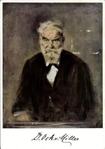 Maximum Ak Bauingenieur Oskar von Miller, Begründer des Deutschen Museums, Portrait