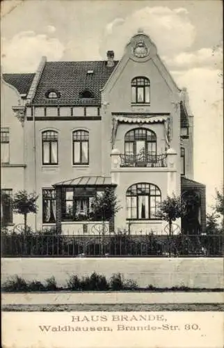 Ak Waldhausen Hannover in Niedersachsen, Brande-Straße 30, Haus Brande