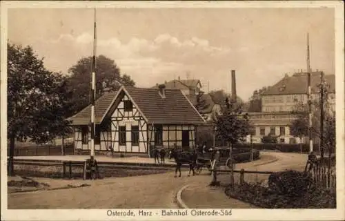 Ak Osterode am Harz, Bahnhof Süd