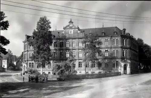 Foto Ak Lauter Bernsbach im Erzgebirge Sachsen, Gebäude