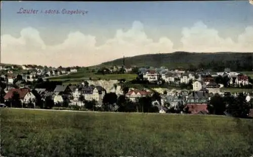 Ak Lauter Bernsbach im Erzgebirge Sachsen, Gesamtansicht