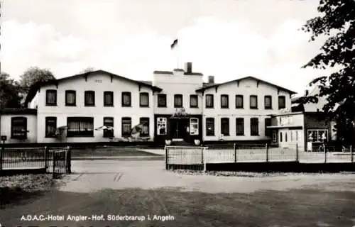 Ak Süderbrarup in Schleswig Holstein, ADAC Hotel Angler Hof, Inh. P. Christiansen