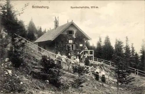 Ak Schneeberg Niederösterreich, Sparbacherhütte