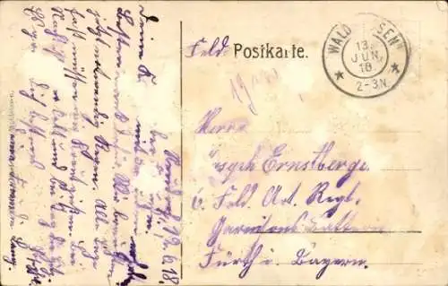 Ak Waldsassen in der Oberpfalz, Gesamtansicht