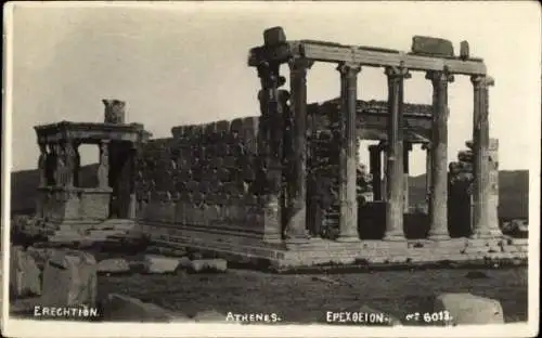 Ak Athen Griechenland, Erechtion