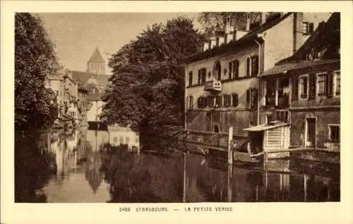 Ak Straßburg Straßburg Elsass Bas Rhin, Klein-Venedig