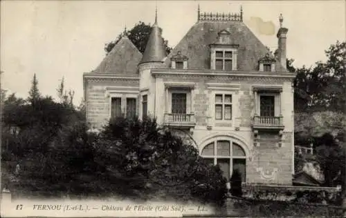 Ak Vernou sur Brenne Indre et Loire, Chateau de l'Etoile, Südseite