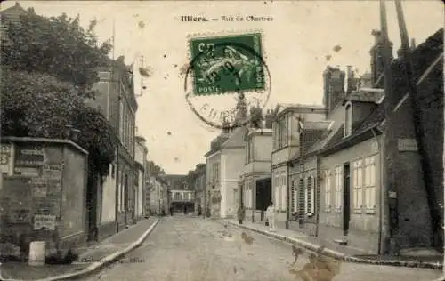 Ak Illiers Eure et Loir, Rue de Chartres