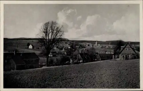 Ak Ebersbach in Sachsen Oberlausitz, Panorama, Blick vom Hainberg, Hempel, Friedersdorf