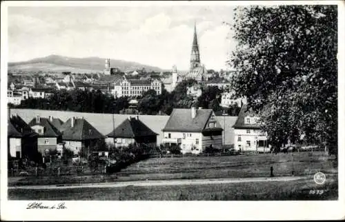 Ak Löbau in Sachsen, Teilansicht vom Ort