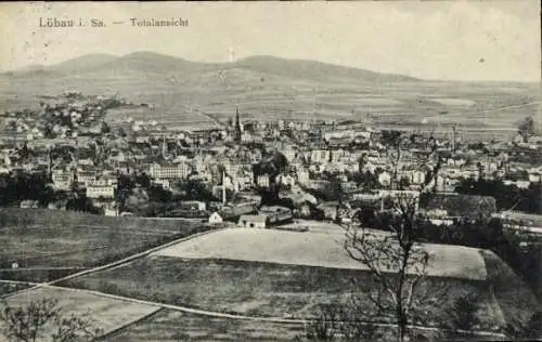 Ak Löbau in Sachsen, Panorama