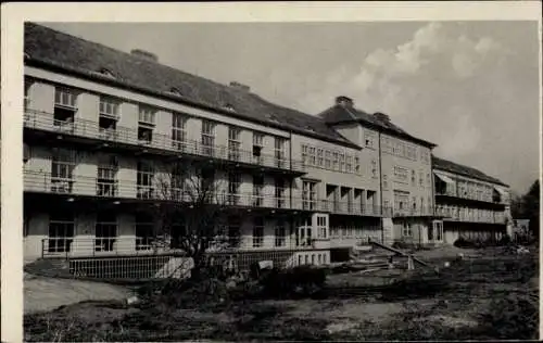 Ak Ebersbach, Blick zum Kreiskrankenhaus, Südseite