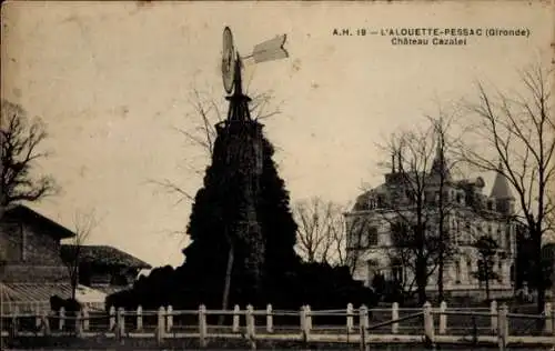 Ak L'Alouette-Pessac Gironde, Chateau Cazalet