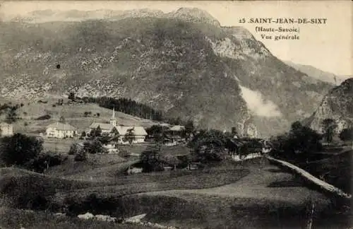 Ak St-Jean-de-Sixt Haute Savoie, Gesamtansicht