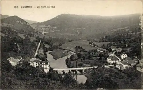 Ak Goumois Doubs, Pont, l’Ile