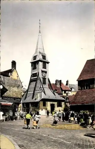 Ak Honfleur Calvados, Le Clocher Ste-Catherine