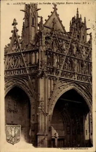 Ak Alençon Orne, Kirche Notre Dame