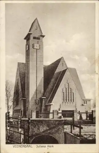 Ak Veenendaal Utrecht Niederlande, Juliana Kerk