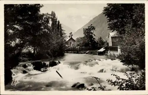 Ak Luchon Haute Garonne, Chute de la Pique