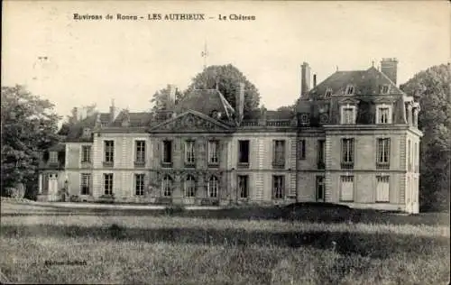 Ak Rouen Seine Maritime, Les Authieux, Schloss