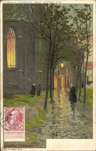 Künstler Litho Nieuwpoort Nieuwpoort Westflandern, Kirche