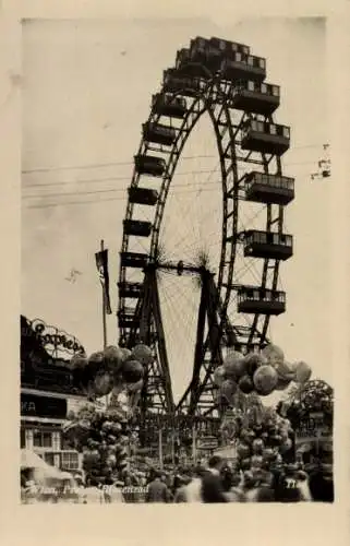 Ak Wien 2. Leopoldstadt Österreich, Riesenrad im Prater