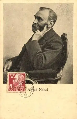 Maximum Ak Alfred Nobel, Schwedischer Chemiker und Erfinder, Namensgeber des Preises