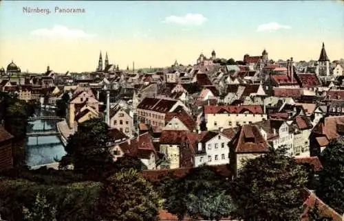 Ak Nürnberg in Mittelfranken, Panorama