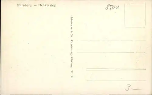 Ak Nürnberg in Mittelfranken, Henkersteg