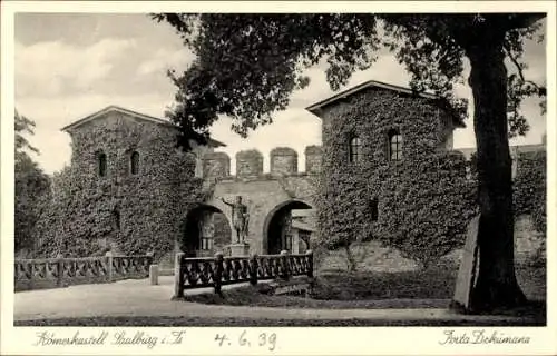 Ak Bad Homburg vor der Höhe, Römerkastell Saalburg, Porta Dekumana