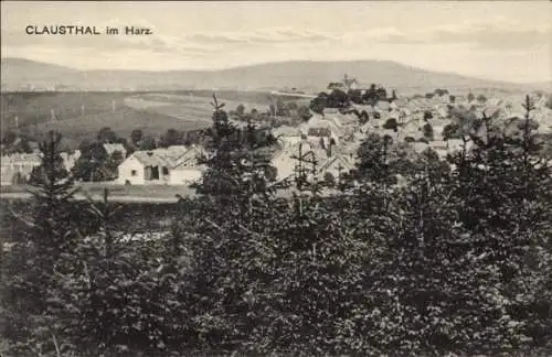 Ak Clausthal Zellerfeld im Oberharz, Gesamtansicht