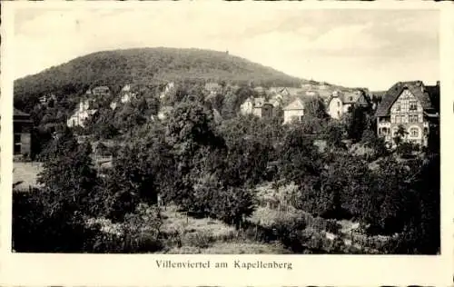 Ak Hofheim im Taunus Hessen, Villenviertel, Kapellenberg