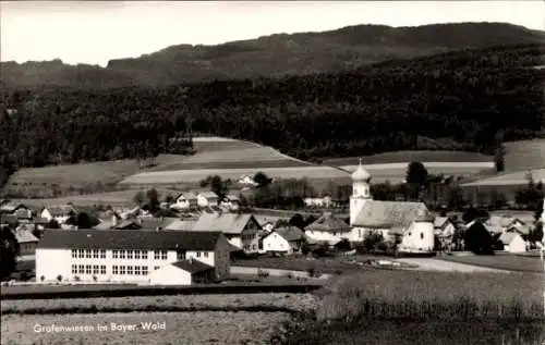 Ak Grafenwiesen Bayern, Gesamtansicht, Kirche