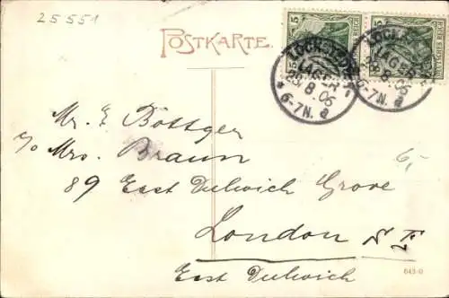 Ak Lockstedt in Holstein, Lockstedter Lager, Wasserturm, Einzug der Truppen