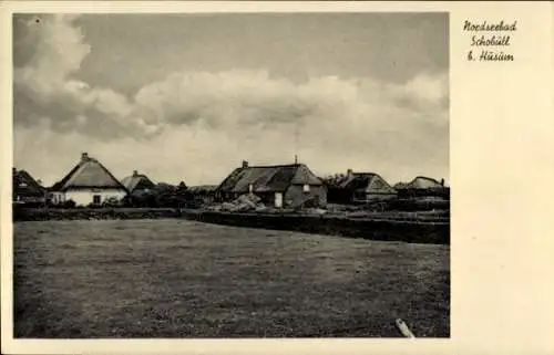 Ak Schobüll Husum in Nordfriesland, Teilansicht