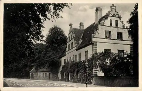 Ak Husum in Nordfriesland, Haus Cornils im Schlossgrund