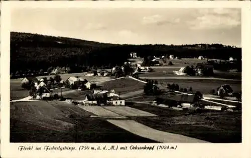 Ak Fleckl Warmensteinach Oberfranken Bayern, Panorama, Ochsenkopf