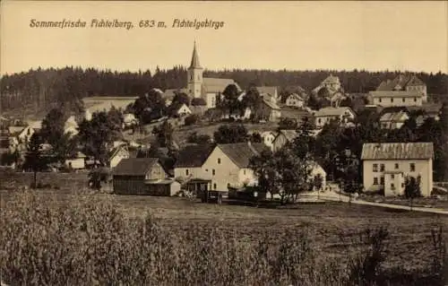 Ak Fichtelberg im Fichtelgebirge Oberfranken, Gesamtansicht