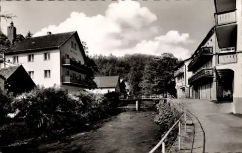 Ak Bad Berneck im Fichtelgebirge Bayern, Teilansicht