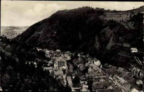 Ak Bad Berneck im Fichtelgebirge Bayern, Panorama, Blick vom Sonnentempel