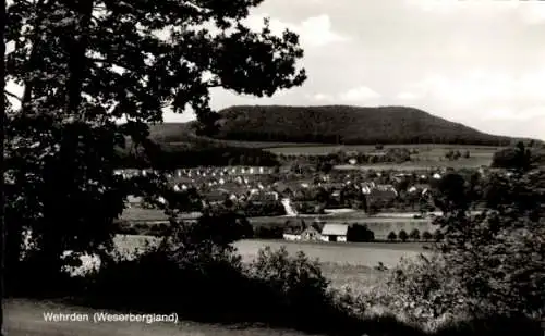 Ak Wehrden Beverungen an der Weser, Panorama