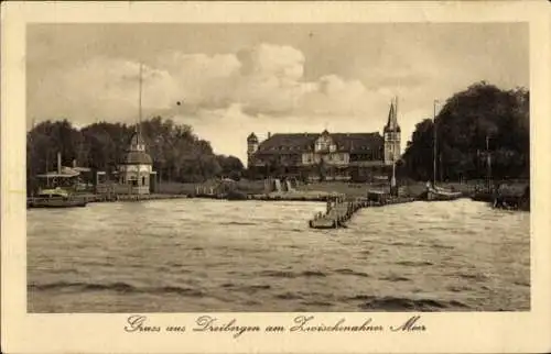 Ak Dreibergen Bad Zwischenahn in Oldenburg, Zwischenahner Meer, Bootsanleger