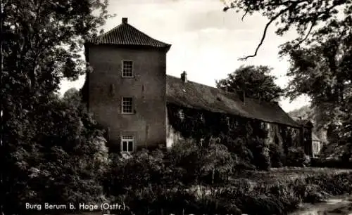 Ak Hage in Ostfriesland, Burg Berum