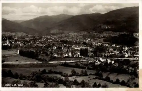 Ak Wehr in Baden, Panorama