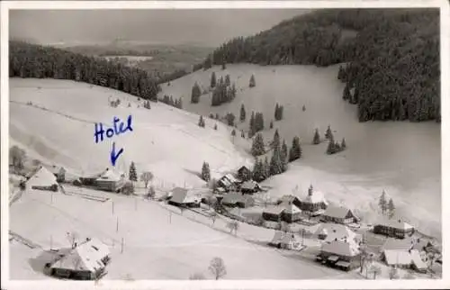 Ak Muggenbrunn Todtnau im Südschwarzwald, Panorama, Winter